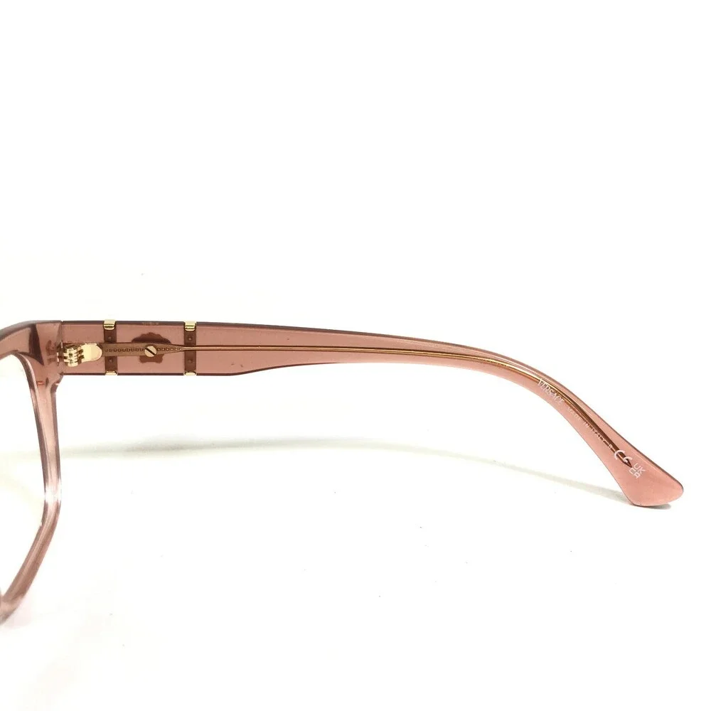 Versace Eyeglasses Frames MOD.3344 5434 Clear Pink Gold Medusa Logos 52-16-140